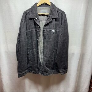 Men's Black‎ Denim Shirt Jacket